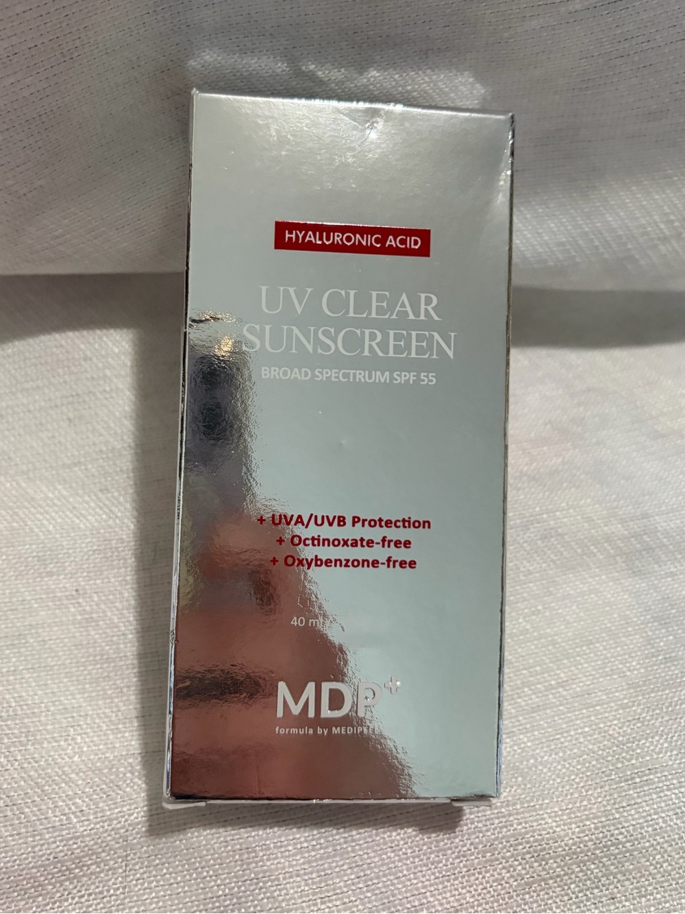MDP+ Hyaluronic Acid UV Clear Sunscreen SPF 55 40ml